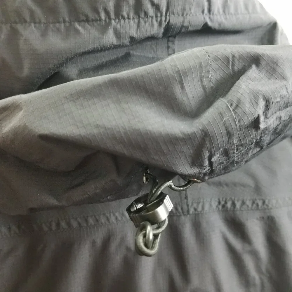 REI Co-op Rain Jacket Mens‎ XL Blue/black REI Elements Hooded Multi pocket